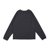 Rib Dot Raglan Tee (charcoal)