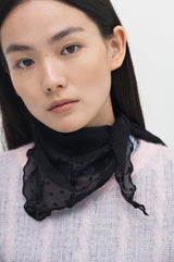Embroidered Petit Arc Scarf_2colors