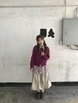 woorong round cardigan