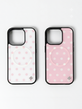 [Glass] Strawberry Dot Case