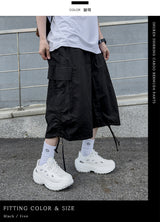 Shuren Shirring Cargo Bermuda Pants