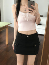 Ribbon lace sleeveless (3 colors)