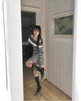 アブワパンチングフリルソフトスカート