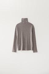Basic turtle neck T-shirts (Mocha)