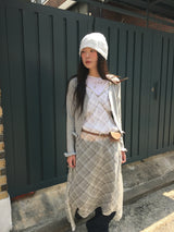 Sheer Check Long One Piece (1color)