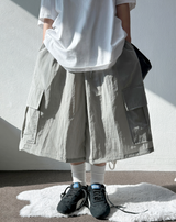 ライトニング✨カーゴワイドパンツ 🩶🖤💚3COLOR