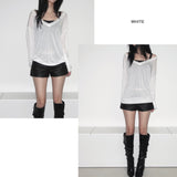 [TENCEL]ミスト フロー Vネック T