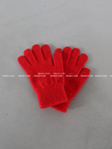 wool knit finger gloves