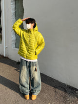 Eco Lightweight Hooded Puffer Jacket (4 Colors)