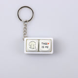 THIS IS ME Fidget Keycap Keychain