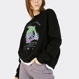 Riso Graphic Birphin (Bird + Dolphin) Sweatshirt (Black)