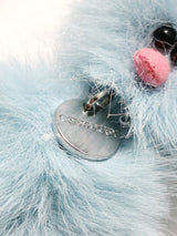 Cosymosy Mini Bird Keyring -  Sky Blue