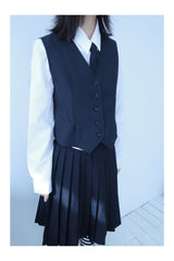 Eve Pintuck Vest (2color)