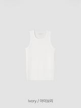 LMN Aven Linen Square Neck Sleeveless Knit (4 colors)