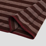 Diagonal button knit hoodie