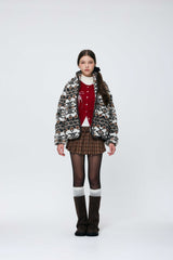 NORDEN FLEECE JACKET / BROWN