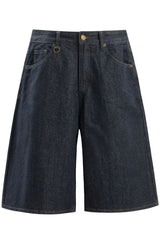 Raw Denim Cropped Shorts
