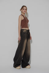 DOUBLE SLEEVELESS TOP