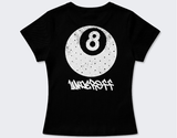ストレッチコットンスリムショートスリーブTシャツ ブラック