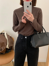 [SHOPPERMADE] ソフトタッチモダルタートルネックTシャツ(5color)