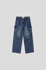 Glide Wide Cargo Denim (3color) (No.1007)