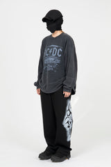 Rhode in Black Washed Long Sleeve T-Shirt