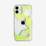 Lime star phone case