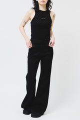 (W) Black Flare Jeans
