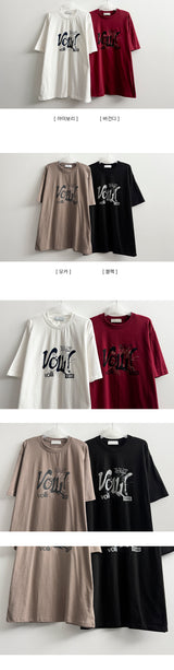 Otle Vintage Boxy Fit Short Sleeve Tee