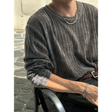 [F/W] Velvet round neck long sleevels (5color)