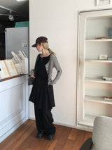 Formal Layered Pleated Skirt Pants (2c)