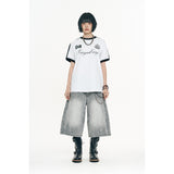 Royal Track Ringer Short Sleeve - White