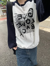Shino raglan waffle sweatshirt 