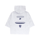 ターンダウンフードスウェット半袖Tシャツ(UNISEX)_SYS3TS07LG