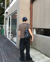 ソリッドバンドワイドパンツ