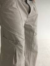 curved dyeing strap wide pants(2colors)