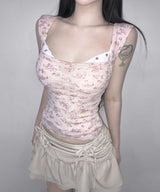 amy floral top (3colors)