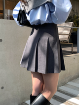 Wanted Pleated Mini Skirt
