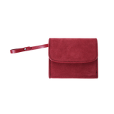 Lunar Suede Card Wallet (Red)