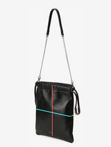 LUZIN MINI sheepskin shoulder bag / Matte Black