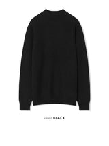 ウォッシャブルハッチハーフタートルニット(7 Colors, L / XL)
