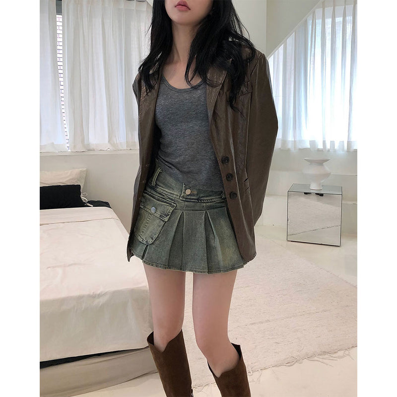 オーバーレザージャケット