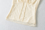 Deni Lace Ribbon Top