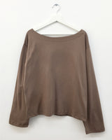 Slam off-shoulder long sleeve (4color)