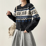 Decca Snow Nordic Knit Cardigan