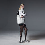 BOLDEST GOOSE PADDED VEST-WHITE