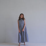 Sleeveless tiered one piece