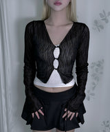 V Lace Sleeveless (2colors)