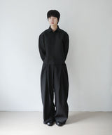 [DOJINOI] MUTE CROP SHIRTS BLACK