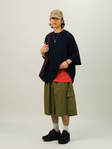 [SEMADE] HARBOR Waffle Round Neck Half 1/2 T